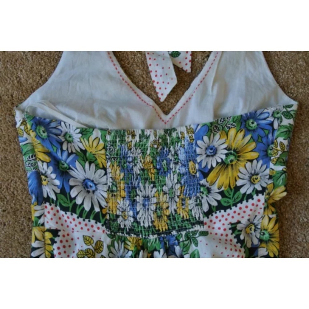 ANTHROPOLOGIE 9 H15 STCL Soraya Floral Halter Maxi - Picture 3 of 9